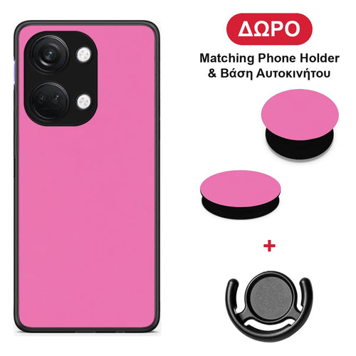 Rose Pink - OnePlus Nord 3 θήκη + Δώρο Phone Holder & Βάση Αυτοκινήτου
