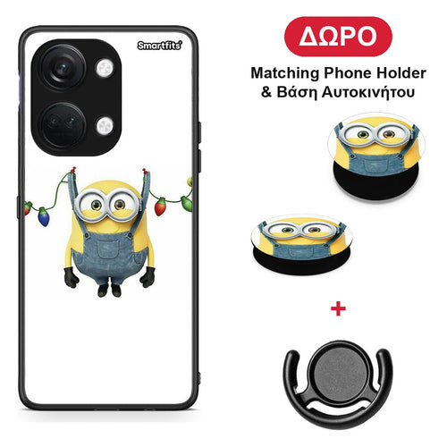 Xmas Minion Lights - OnePlus Nord 3 θήκη + Δώρο Phone Holder & Βάση Αυτοκινήτου