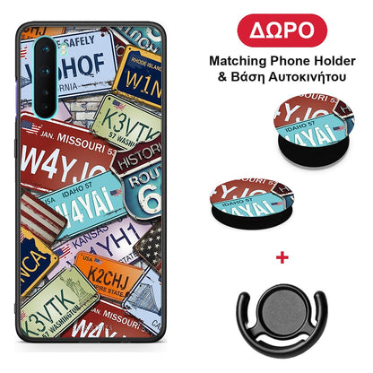 Car Plates - OnePlus Nord 5G θήκη + Δώρο Phone Holder & Βάση Αυτοκινήτου