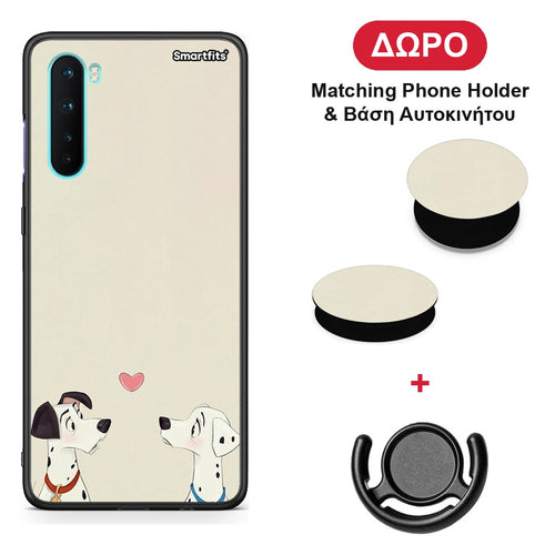 Dalmatians Love - OnePlus Nord 5G θήκη + Δώρο Phone Holder & Βάση Αυτοκινήτου