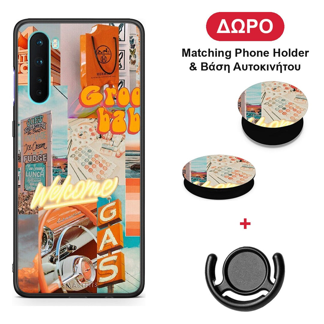 Groovy Babe - OnePlus Nord 5G θήκη + Δώρο Phone Holder & Βάση Αυτοκινήτου