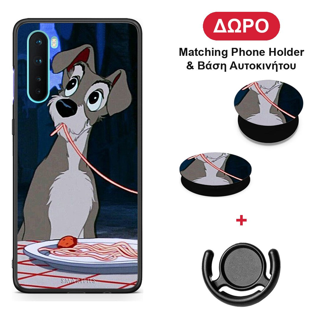 Lady And Tramp 1 - OnePlus Nord 5G θήκη + Δώρο Phone Holder & Βάση Αυτοκινήτου