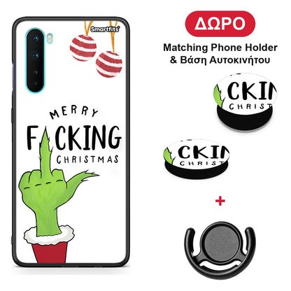 Merry F Xmas - OnePlus Nord 5G θήκη + Δώρο Phone Holder & Βάση Αυτοκινήτου