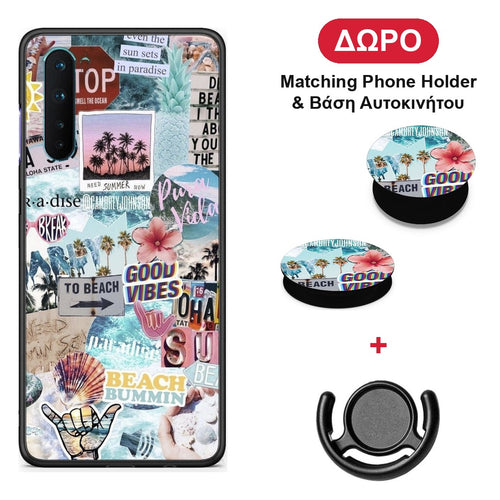 Summer Vibes - OnePlus Nord 5G θήκη + Δώρο Phone Holder & Βάση Αυτοκινήτου