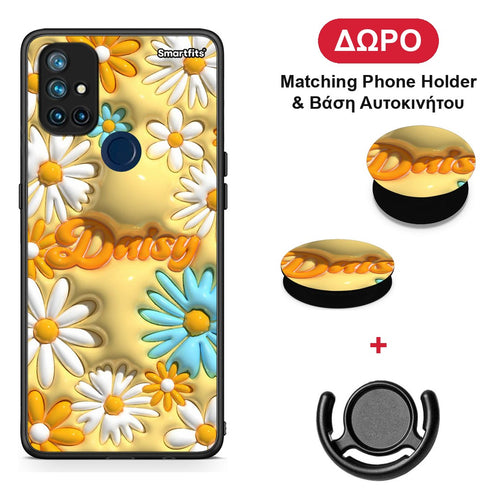 Bubble Daisies - OnePlus Nord N10 5G θήκη + Δώρο Phone Holder & Βάση Αυτοκινήτου