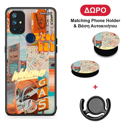 Groovy Babe - OnePlus Nord N10 5G θήκη + Δώρο Phone Holder & Βάση Αυτοκινήτου