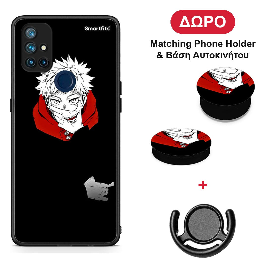 Itadori Anime - OnePlus Nord N10 5G θήκη + Δώρο Phone Holder & Βάση Αυτοκινήτου