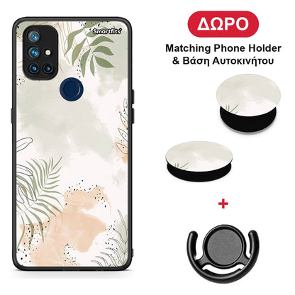 Nude Plants - OnePlus Nord N10 5G θήκη + Δώρο Phone Holder & Βάση Αυτοκινήτου