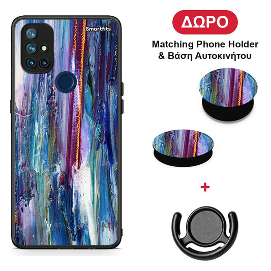 Paint Winter - OnePlus Nord N10 5G θήκη + Δώρο Phone Holder & Βάση Αυτοκινήτου