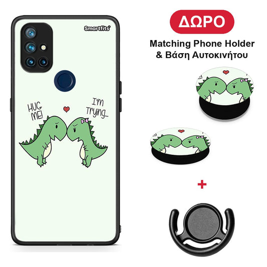 Valentine Rex - OnePlus Nord N10 5G θήκη + Δώρο Phone Holder & Βάση Αυτοκινήτου