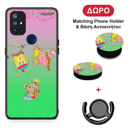 Xmas Lights - OnePlus Nord N10 5G θήκη + Δώρο Phone Holder & Βάση Αυτοκινήτου