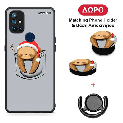 Xmas Zzzz - OnePlus Nord N10 5G θήκη + Δώρο Phone Holder & Βάση Αυτοκινήτου