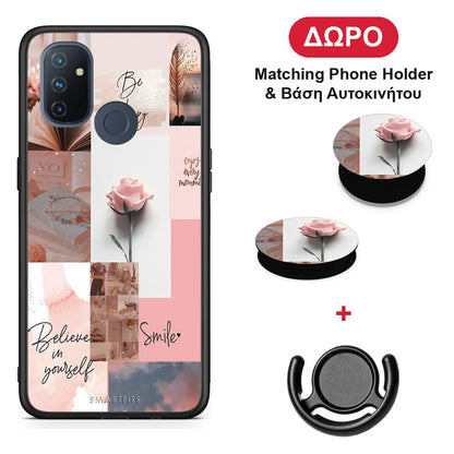 Aesthetic Collage - OnePlus Nord N100 θήκη + Δώρο Phone Holder & Βάση Αυτοκινήτου