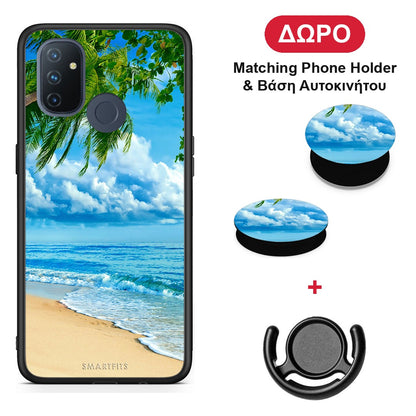 Beautiful Beach - OnePlus Nord N100 θήκη + Δώρο Phone Holder & Βάση Αυτοκινήτου