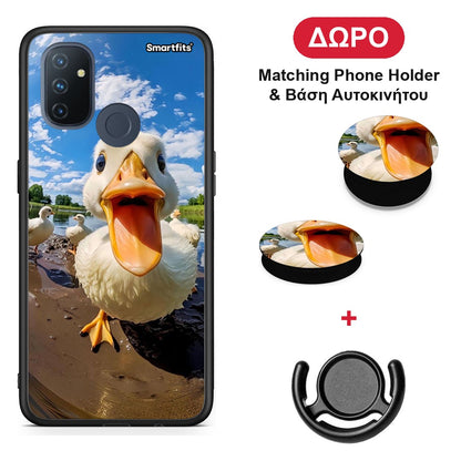 Duck Face - OnePlus Nord N100 θήκη + Δώρο Phone Holder & Βάση Αυτοκινήτου