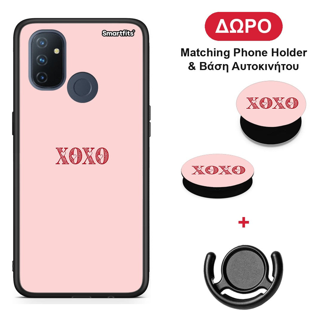 XOXO Love - OnePlus Nord N100 θήκη + Δώρο Phone Holder & Βάση Αυτοκινήτου