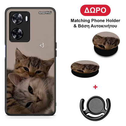 Cats In Love - OnePlus Nord N20 SE θήκη + Δώρο Phone Holder & Βάση Αυτοκινήτου
