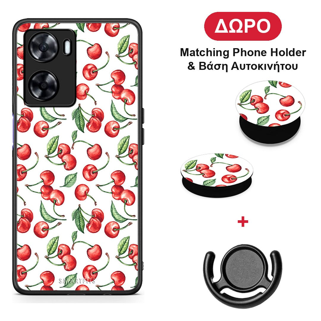 Cherry Summer - OnePlus Nord N20 SE θήκη + Δώρο Phone Holder & Βάση Αυτοκινήτου