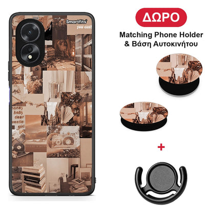 Collage You Can - Oppo A38 θήκη + Δώρο Phone Holder & Βάση Αυτοκινήτου