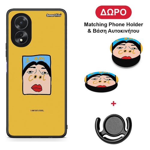 So Cool - Oppo A38 θήκη + Δώρο Phone Holder & Βάση Αυτοκινήτου
