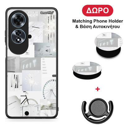 Collage Make Me Wonder - Oppo A60 4G θήκη + Δώρο Phone Holder & Βάση Αυτοκινήτου