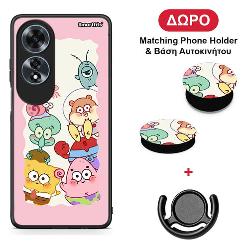 Cute Companion - Oppo A60 4G θήκη + Δώρο Phone Holder & Βάση Αυτοκινήτου