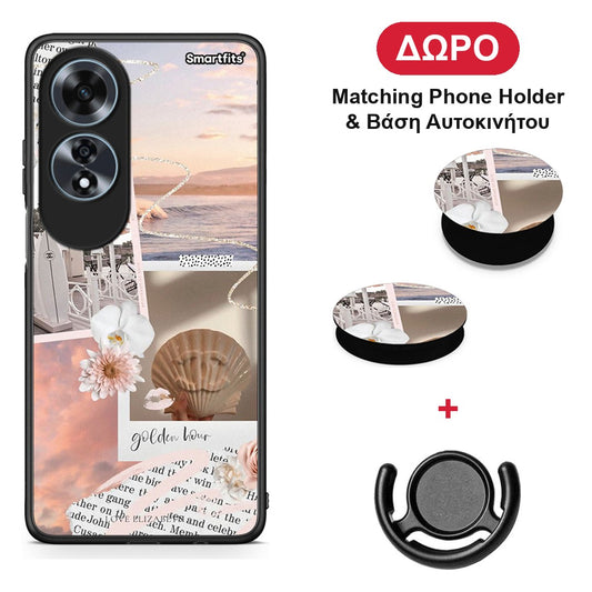 Golden Hour - Oppo A60 4G θήκη + Δώρο Phone Holder & Βάση Αυτοκινήτου
