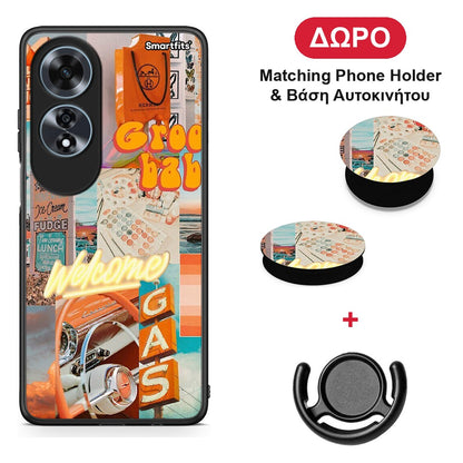 Groovy Babe - Oppo A60 4G θήκη + Δώρο Phone Holder & Βάση Αυτοκινήτου