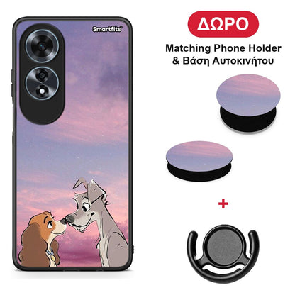 Lady And Tramp - Oppo A60 4G θήκη + Δώρο Phone Holder & Βάση Αυτοκινήτου