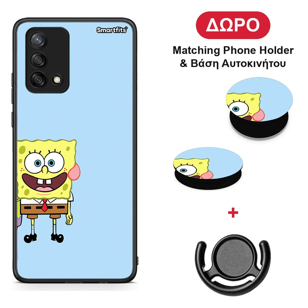 Friends Bob - Oppo A74 4G θήκη + Δώρο Phone Holder & Βάση Αυτοκινήτου