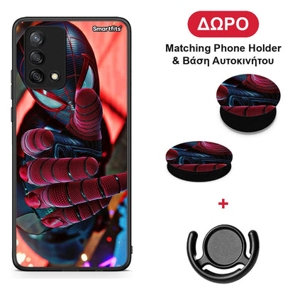 Spider Hand - Oppo A74 4G θήκη + Δώρο Phone Holder & Βάση Αυτοκινήτου