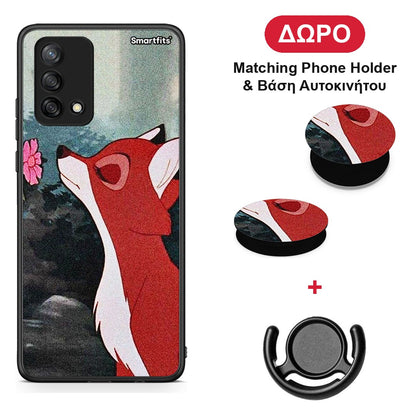 Tod And Vixey Love 2 - Oppo A74 4G θήκη + Δώρο Phone Holder & Βάση Αυτοκινήτου