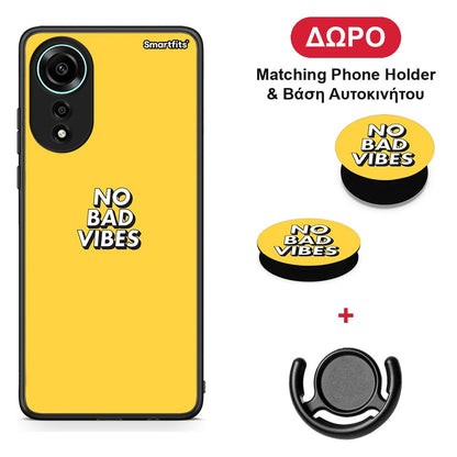 Text Vibes - Oppo A78 4G θήκη + Δώρο Phone Holder & Βάση Αυτοκινήτου
