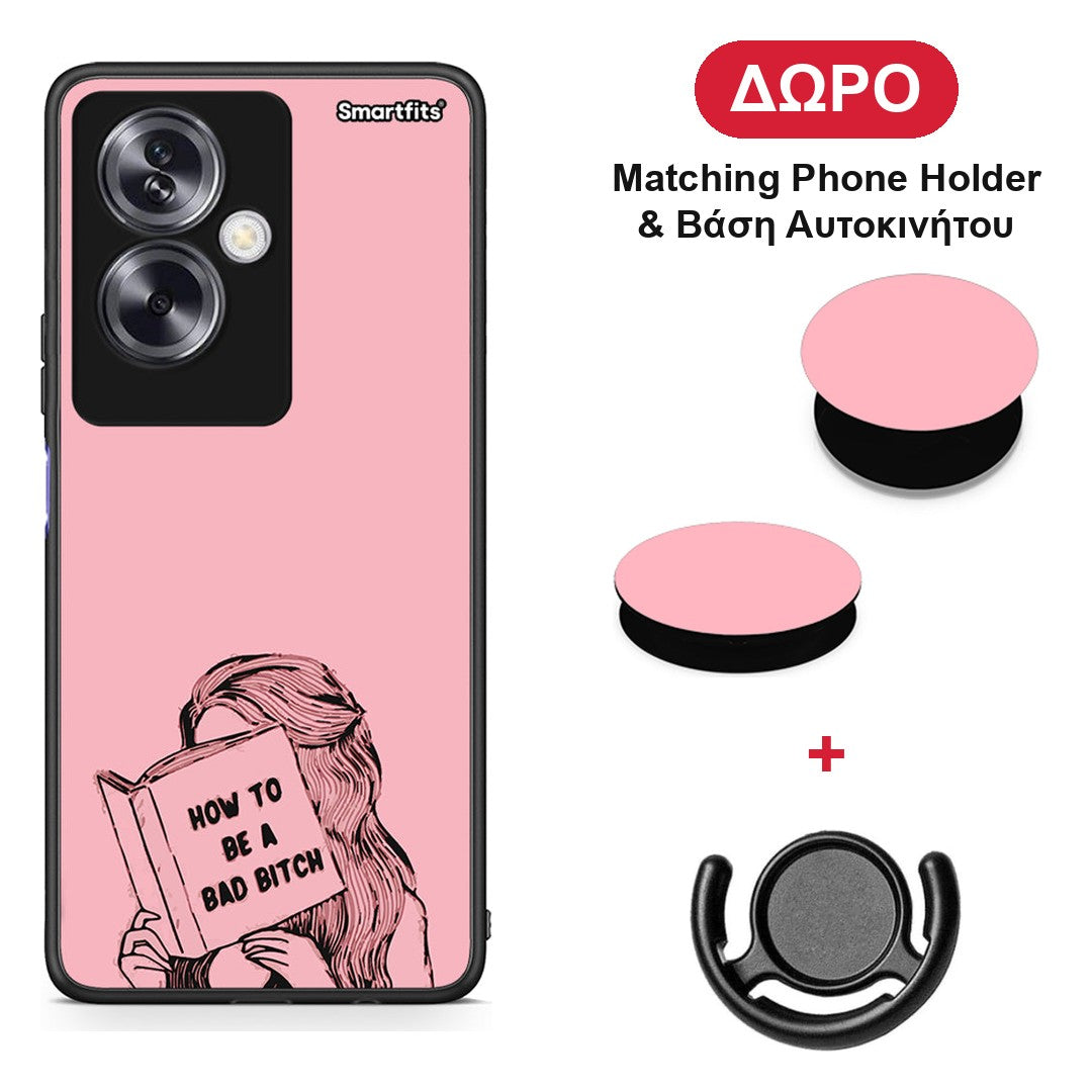 Bad Bitch - Oppo A79 / A2 θήκη + Δώρο Phone Holder & Βάση Αυτοκινήτου