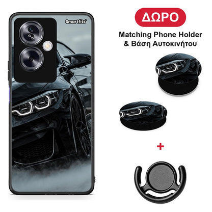 Black BMW - Oppo A79 / A2 θήκη + Δώρο Phone Holder & Βάση Αυτοκινήτου