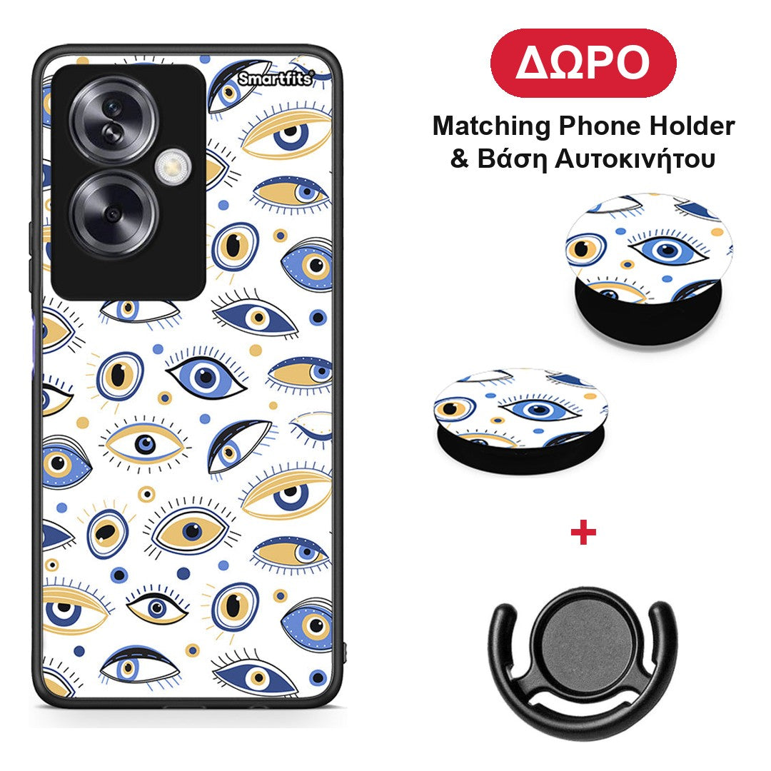 Ftou Ftou - Oppo A79 / A2 θήκη + Δώρο Phone Holder & Βάση Αυτοκινήτου