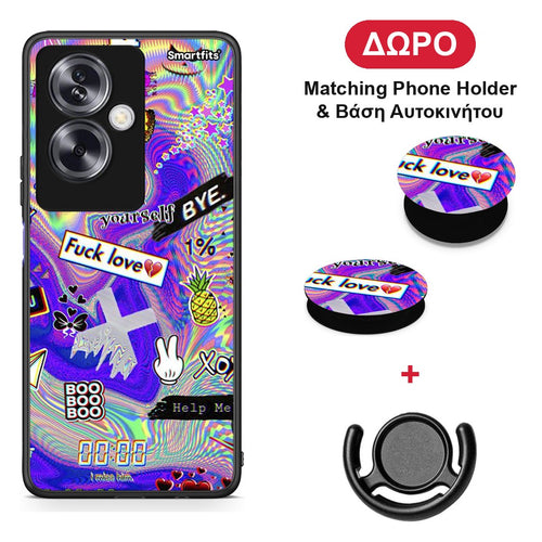 Game Over - Oppo A79 / A2 θήκη + Δώρο Phone Holder & Βάση Αυτοκινήτου