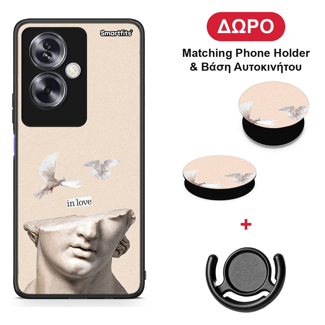In Love - Oppo A79 / A2 θήκη + Δώρο Phone Holder & Βάση Αυτοκινήτου