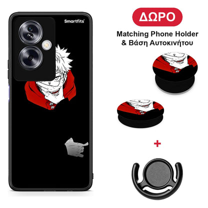 Itadori Anime - Oppo A79 / A2 θήκη + Δώρο Phone Holder & Βάση Αυτοκινήτου
