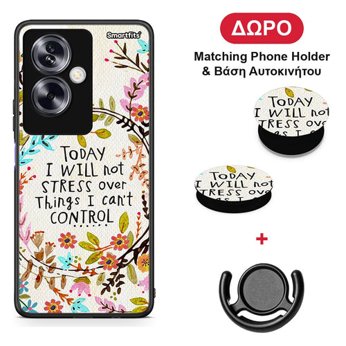 Stress Over - Oppo A79 / A2 θήκη + Δώρο Phone Holder & Βάση Αυτοκινήτου