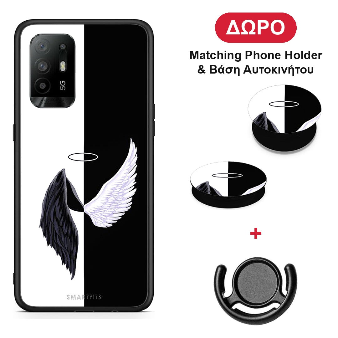 Angels Demons - Oppo A94 5G / F19 Pro / Reno5 Lite θήκη + Δώρο Phone Holder & Βάση Αυτοκινήτου
