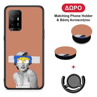 Sim Merilyn - Oppo A94 5G / F19 Pro / Reno5 Lite θήκη + Δώρο Phone Holder & Βάση Αυτοκινήτου