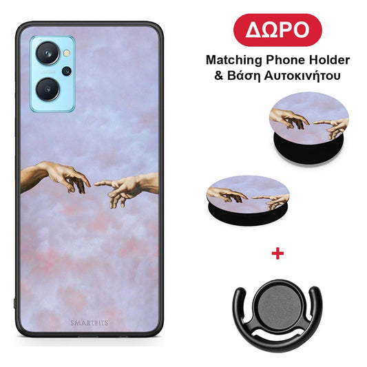 Adam Hand - Oppo A96 θήκη + Δώρο Phone Holder & Βάση Αυτοκινήτου