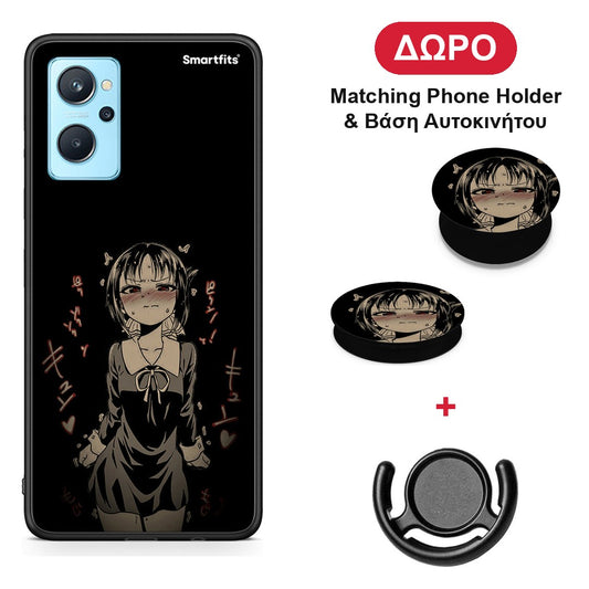 Anime Girl - Oppo A96 θήκη + Δώρο Phone Holder & Βάση Αυτοκινήτου