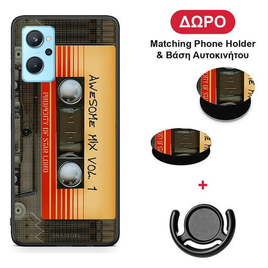 Awesome Mix - Oppo A96 θήκη + Δώρο Phone Holder & Βάση Αυτοκινήτου
