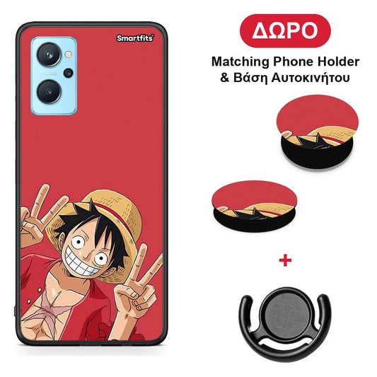 Pirate Luffy - Oppo A96 θήκη + Δώρο Phone Holder & Βάση Αυτοκινήτου