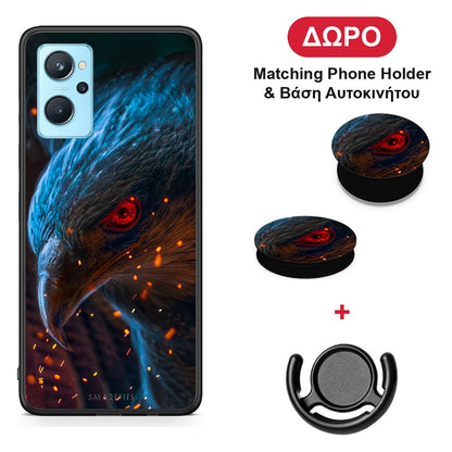 PopArt Eagle - Oppo A96 θήκη + Δώρο Phone Holder & Βάση Αυτοκινήτου