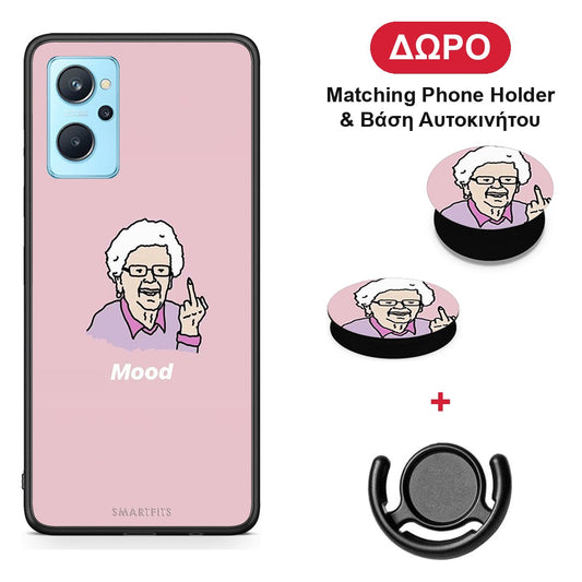 PopArt Mood - Oppo A96 θήκη + Δώρο Phone Holder & Βάση Αυτοκινήτου