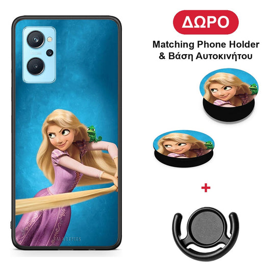 Tangled 2 - Oppo A96 θήκη + Δώρο Phone Holder & Βάση Αυτοκινήτου