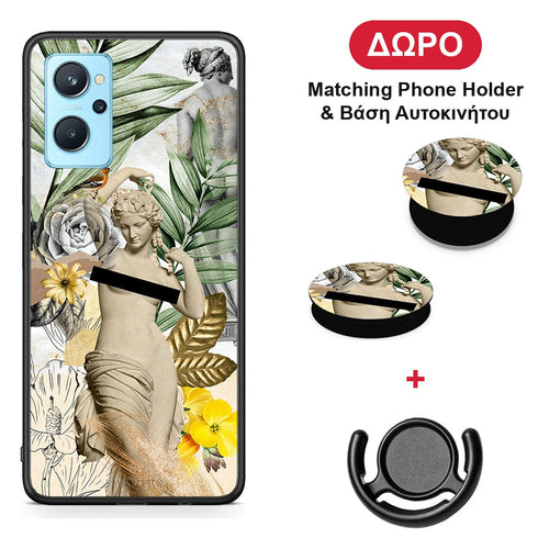 Woman Statue - Oppo A96 θήκη + Δώρο Phone Holder & Βάση Αυτοκινήτου